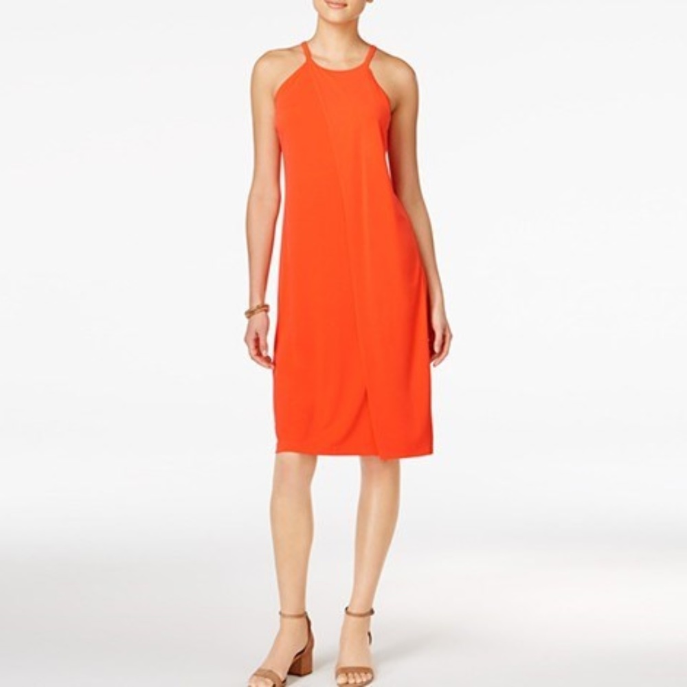 NWT faux wrap PINK dress